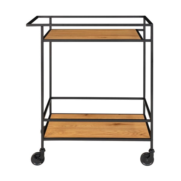 Carrello bar con decorazione in rovere Vita - House Nordic-image-3