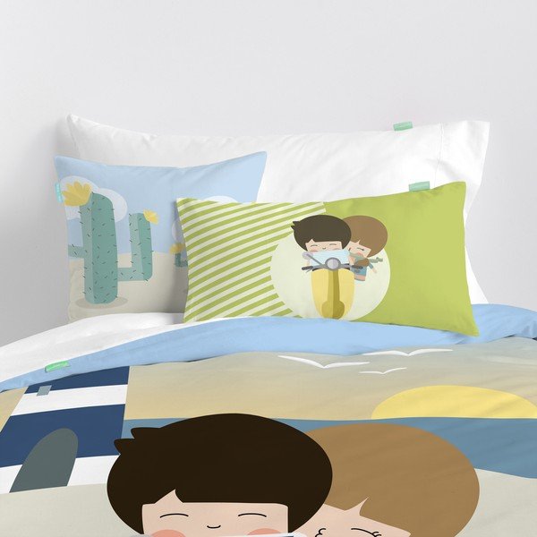 Federa in puro cotone, 50 x 30 cm Summer Time - Happynois-image-1