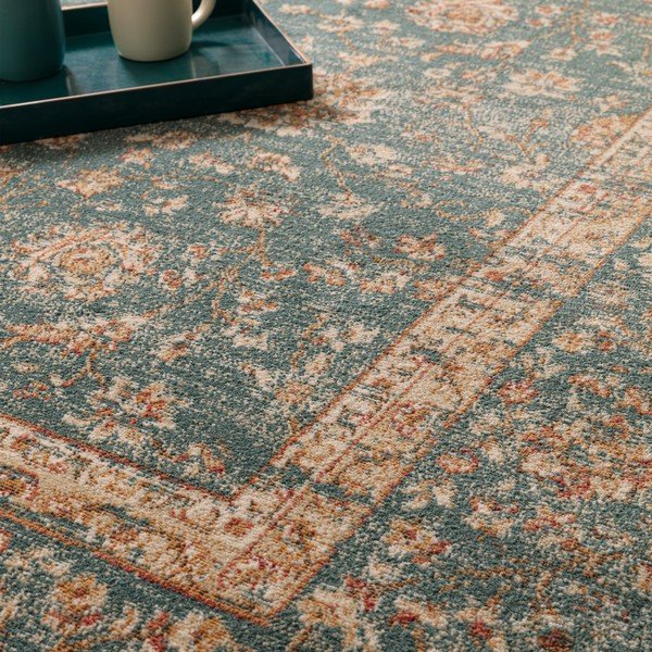 Tappeto color petrolio 240x340 cm Raja – Asiatic Carpets-image-4