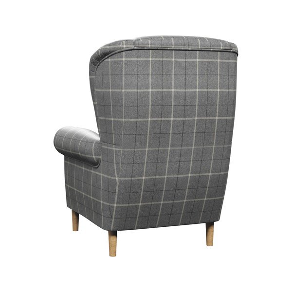 Poltrona con braccioli grigia Swan – Ropez-image-3