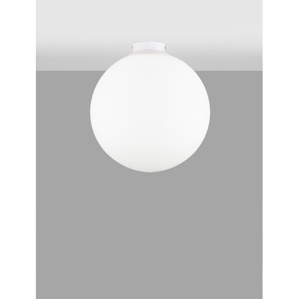 Plafoniera bianca in vetro Nevoso – Nova Luce-image-2