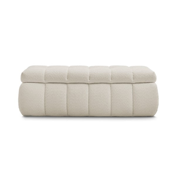 Panca beige in tessuto bouclé Mont Blanc - Bobochic Paris-image-2