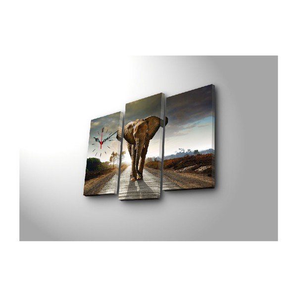 Orologio da parete Elefante, 66 x 45 cm - ClockArt-image-1