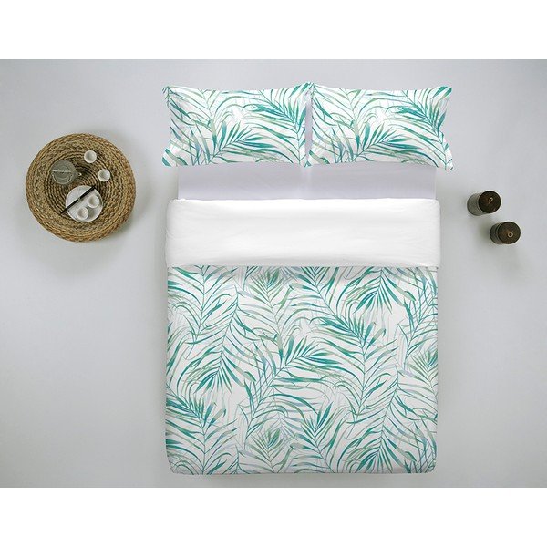 Set di 2 federe in cotone, 50 x 75 cm Baker Aqua - Marghett-image-1