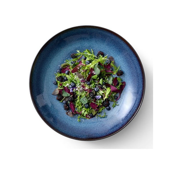 Ciotola nera/blu in gres ø 40 cm Gastro Dark Blue/Black – Bitz-image-3