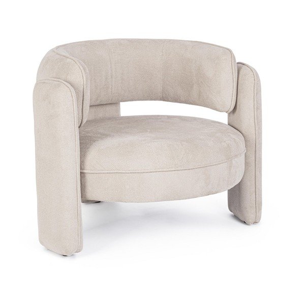 Poltrona beige Aisha – Bizzotto