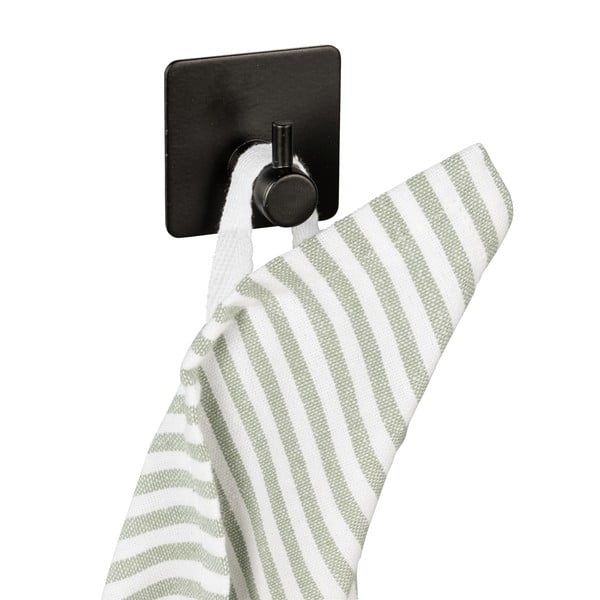 Ganci autobloccanti in acciaio inox nero in set di 2 pezzi Black Outdoor Kitchen Ureo - Wenko-image-1