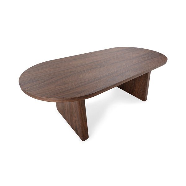 Tavolo da pranzo con effetto noce 100x200 cm Blair – MOME-image-3