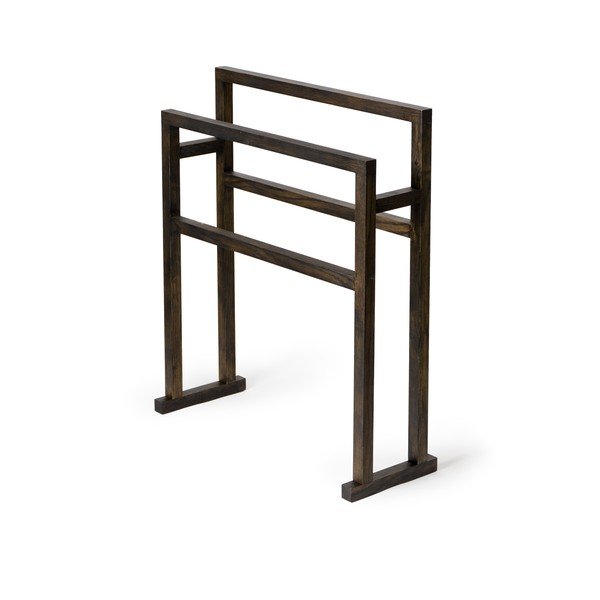 Portasciugamani in rovere Dark Mezza - Wireworks-image-3