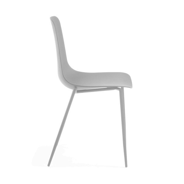 Set di 4 sedie da pranzo grigie Wassu - La Forma-image-2