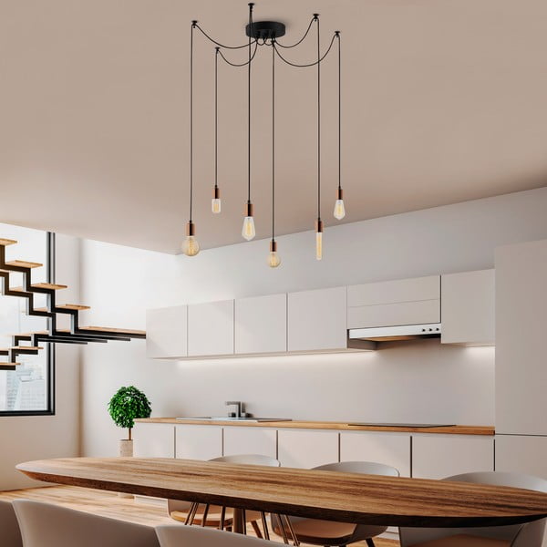 Lampadario color rame Kabluni – Opviq lights-image-4
