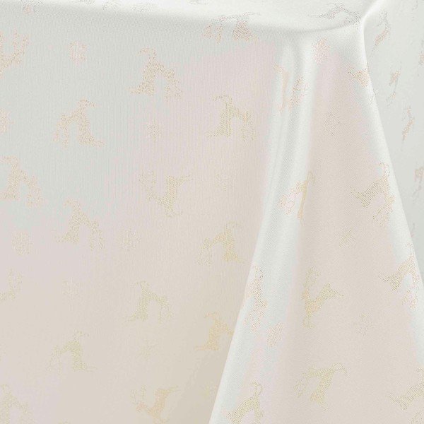 Tovaglia in jacquard a tema Natale 140x250 cm Les Rennes – douceur d'intérieur-image-3