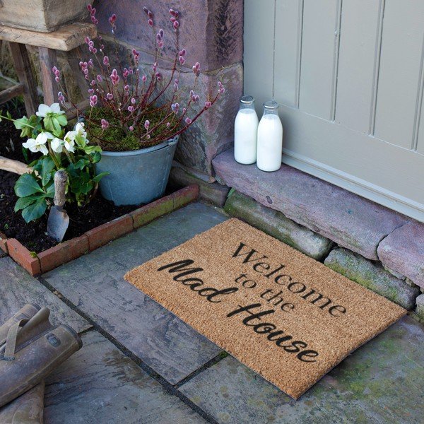 Zerbino in cocco 40x60 cm Welcome to the Mad House - Artsy Doormats-image-4