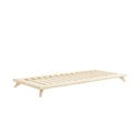 Letto singolo in legno di pino con griglia 90x200 cm Senza - Karup Design