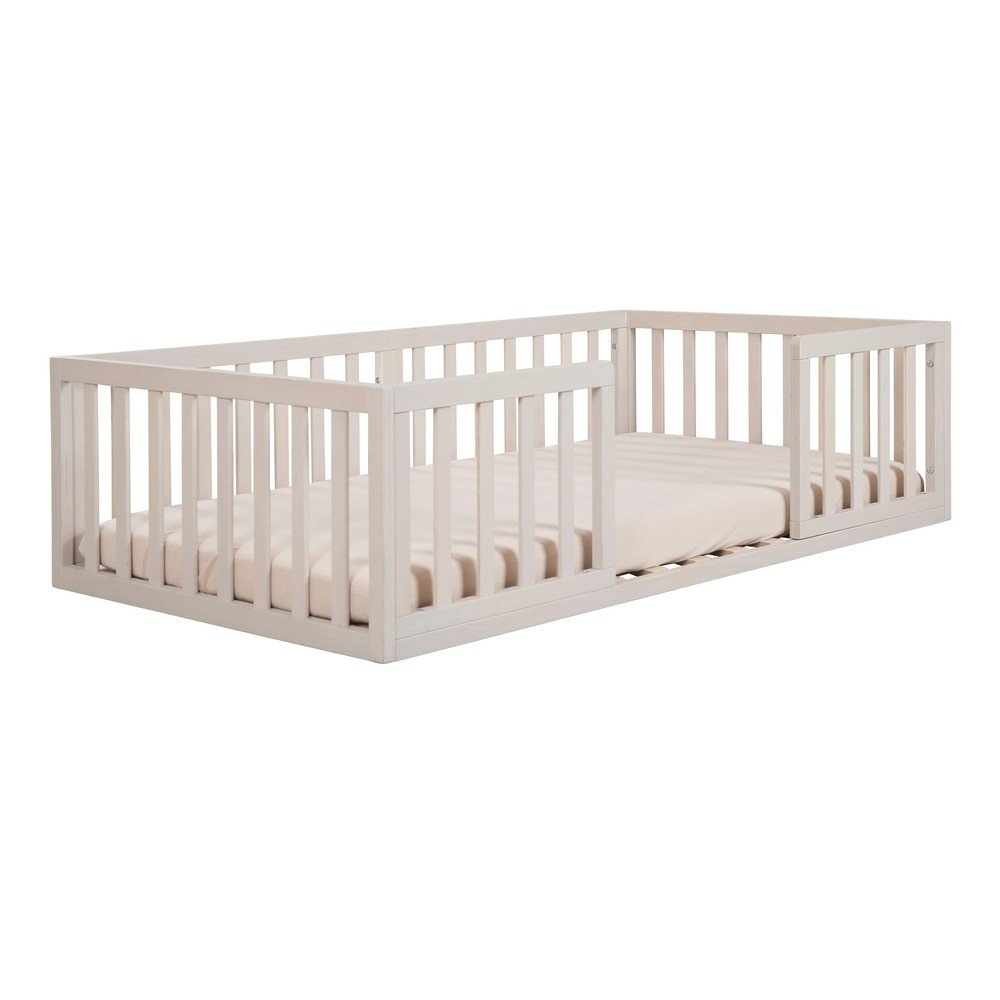 Letto da bambini grigio chiaro con rete inclusa 70x140 cm – Roba | Letti per bambini