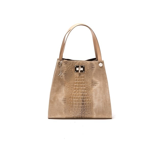 Kožená kabelka Renata Corsi 839 Fango