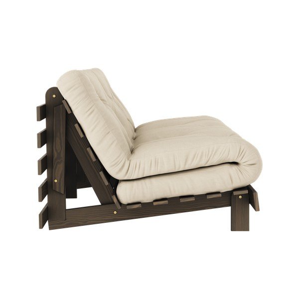 Divano letto beige e crema 160 cm Roots - Karup Design-image-4