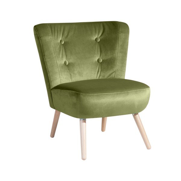 Poltrona verde Neele Velvet - Max Winzer