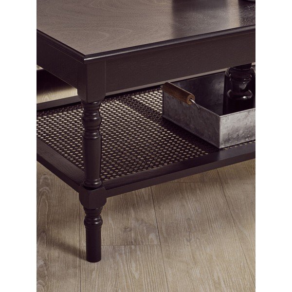 Tavolino da salotto nero 60x120 cm Heritage – Premier Housewares-image-3