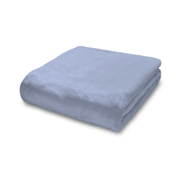 Copriletto azzurro in micropile 200x240 cm Raschel Velvet – Catherine Lansfield