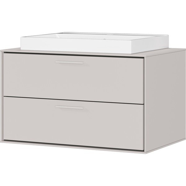 Mobile con lavello greige da appendere 80x47 cm Sovana – Germania