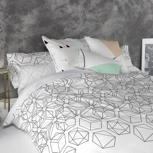 Set di 2 federe in cotone Lago - Blanc-image-1