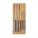 Set di coltelli con lama in acciaio inox e supporto 5 pz Elevate Bamboo – Joseph Joseph