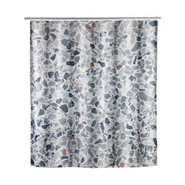 Tenda da doccia lavabile, 180 x 200 cm Terrazzo - Wenko