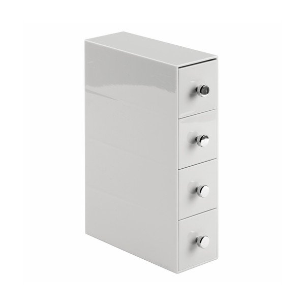 Bílý organizér se 4 zásuvkami InterDesign Cosmetic-image-2