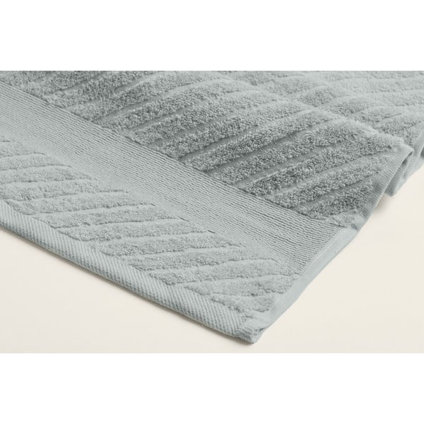 Asciugamani e teli da bagno in cotone azzurro in set di 2 pezzi - Foutastic-image-2