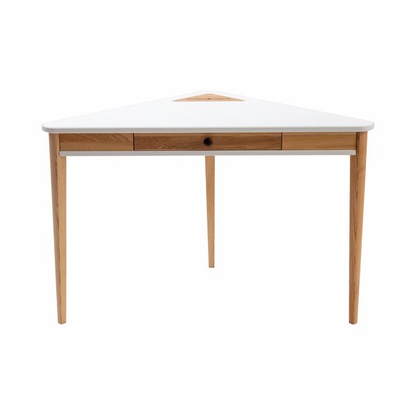 Tavolo da lavoro angolare bianco Ashme - Ragaba-image-3