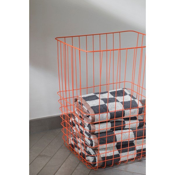 Cesto portabiancheria arancione in metallo 64 l Store-It - Mette Ditmer Denmark-image-1