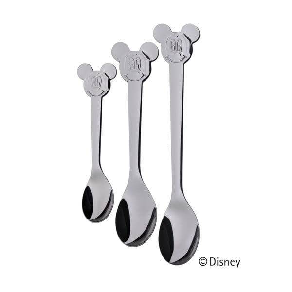 Set di 3 cucchiai per bambini Cromargan® in acciaio inox Mickey Mouse - WMF