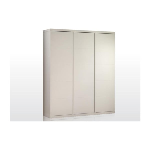 Armadio bianco, altezza 204 cm Lara - Vipack-image-2