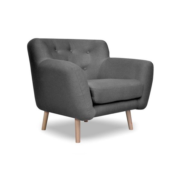 Poltrona grigia dal design cosmopolita London - Cosmopolitan Design-image-2
