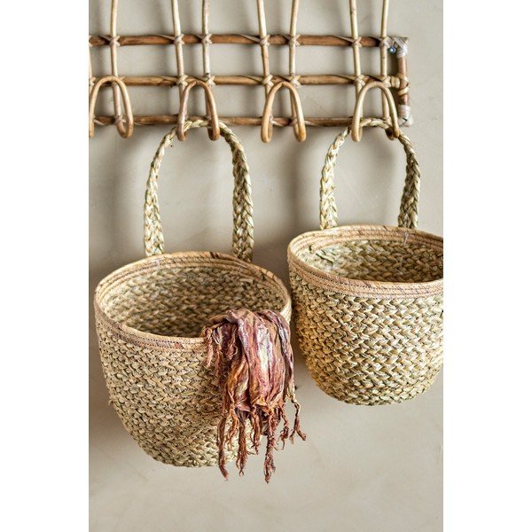 Cestini in seagrass in set di 2 pezzi ø 26x41 cm Amia - Bloomingville-image-3