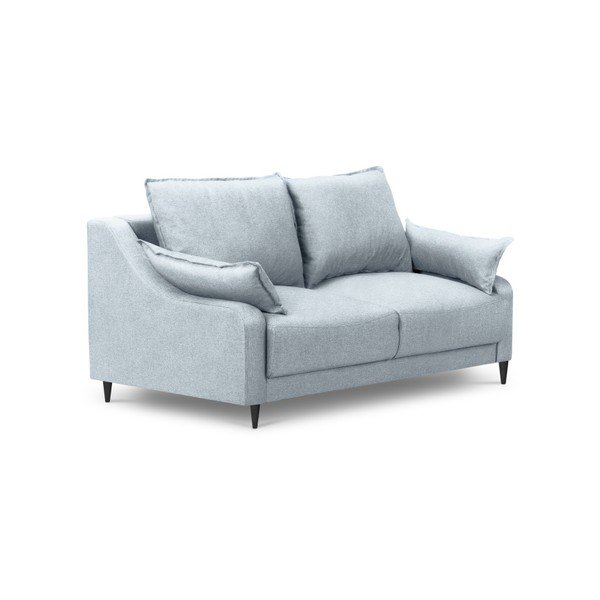 Divano Ancolie azzurro, 150 cm - Mazzini Sofas-image-2