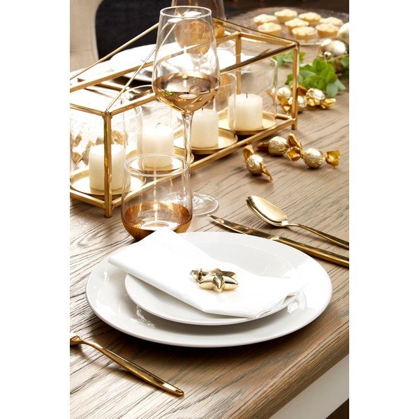 Set di 4 bicchieri da vino con dettagli dorati Horizon - Premier Housewares-image-1