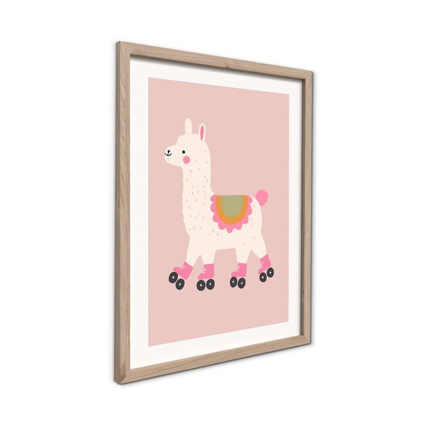 Quadro da bambini 30x40 cm Roller Llama – Styler-image-4