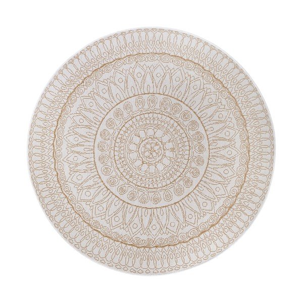 Tappeto rotondo crema ø 120 cm Spirit - Hanse Home