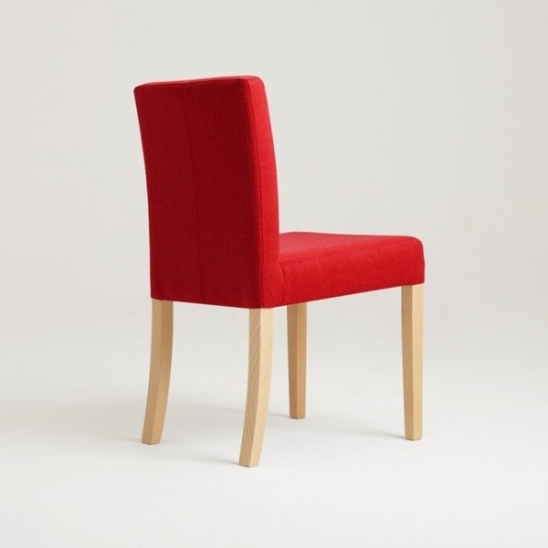 Sedia rossa con gambe naturali Custom Form Wilton - CustomForm-image-3