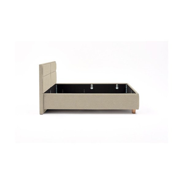 Letto matrimoniale beige con contenitore , 160 x 200 cm Grace - ProSpánek-image-4