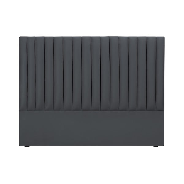 Testata imbottita antracite 140x120 cm NJ - Cosmopolitan Design