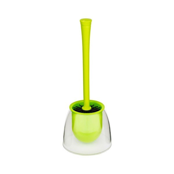 Zelený toaletní kartáč Wenko Fiesta Green