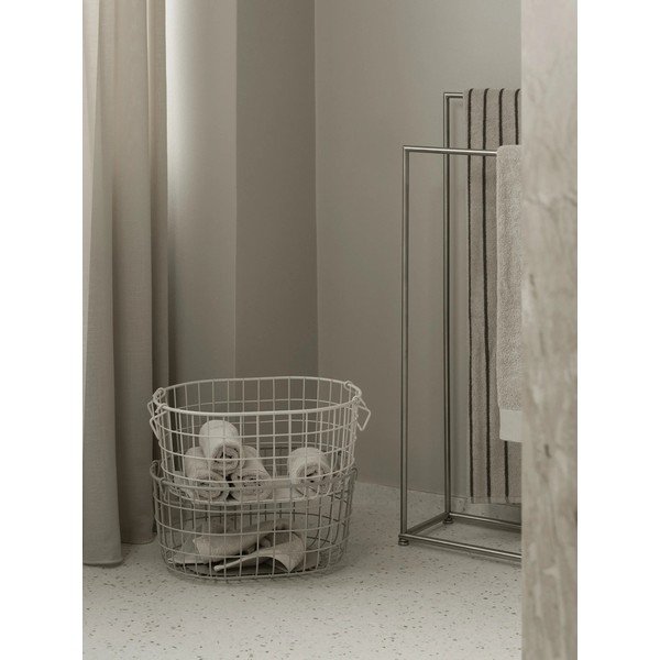 Cesto con filo metallico in metallo 37x27x17 cm Kago M – Blomus-image-1