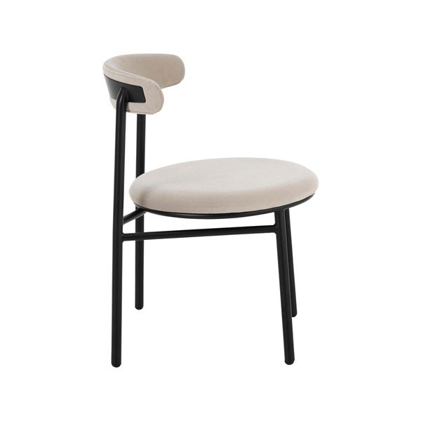 Sedie da pranzo in set beige imbottito 2 pz Doggi – Ellos Home-image-3