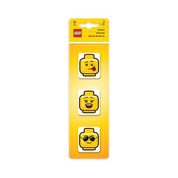 Set di 3 gomme da cancellare con manichini Iconic - LEGO®