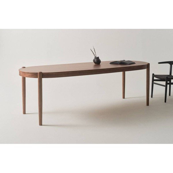 Tavolo da pranzo in olmo massiccio 90x240 cm Nattavaara – Jotex-image-1