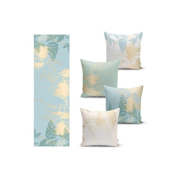 Set di federe e battistrada 5 pezzi - Mila Home