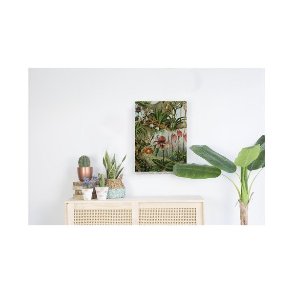 Pittura su tela, 40 x 60 cm Jungle Flowers - Surdic-image-1